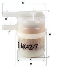Fuel Filter WK 42/7