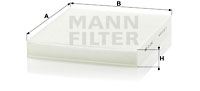 Cabin Air Filter CU 2545