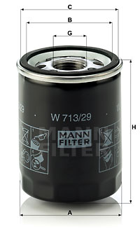 Oil Filter W 713/29
