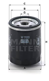 Oil Filter W 7020